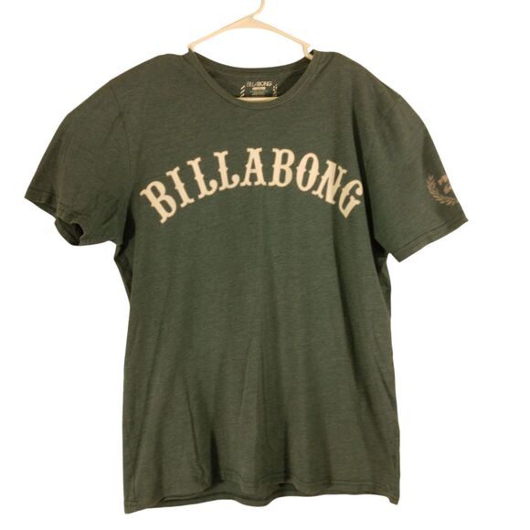 Billabong tshirt mens L Large blue graphic logo tee short sleeve surf skate - Picture 1 of 9